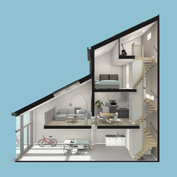 3D mezzanine drawing