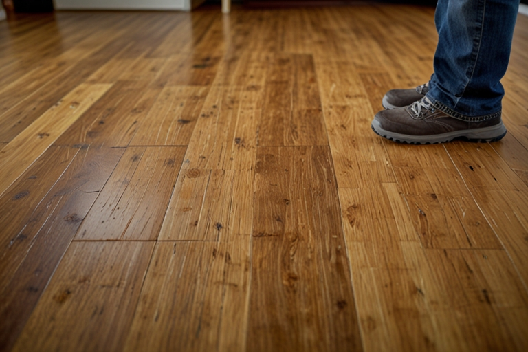 Bamboo Floors Streaks Scuff Marks