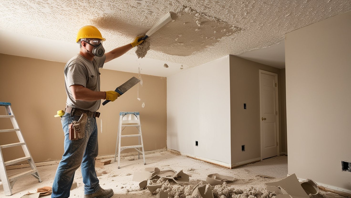 popcorn ceiling removal