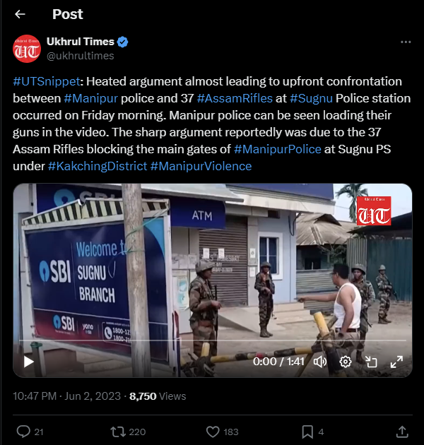 C:-Users-lenovo-Downloads-Image-X-Ukhrul Times-Heated argument almost leading to upfront confrontation between Manipur police and 37 AssamRifles at Sugnu Police Station occurred on Friday morning.png