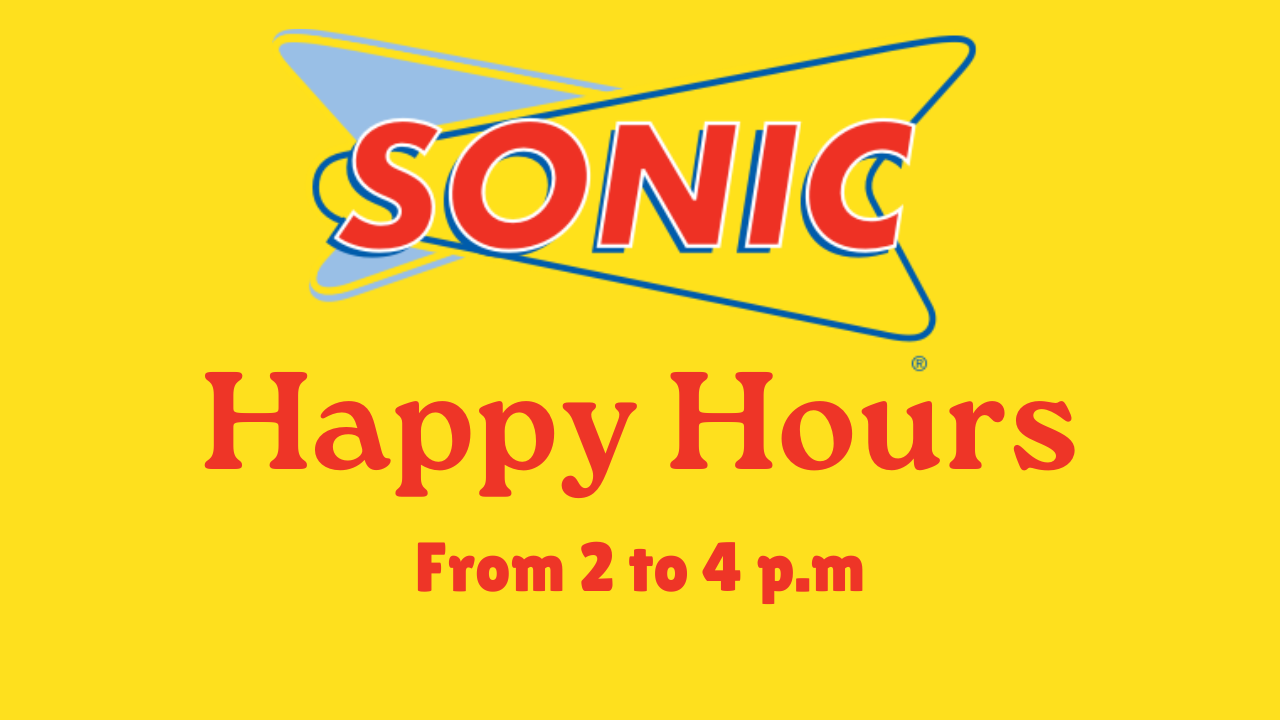 Sonic Happy Hour Deals