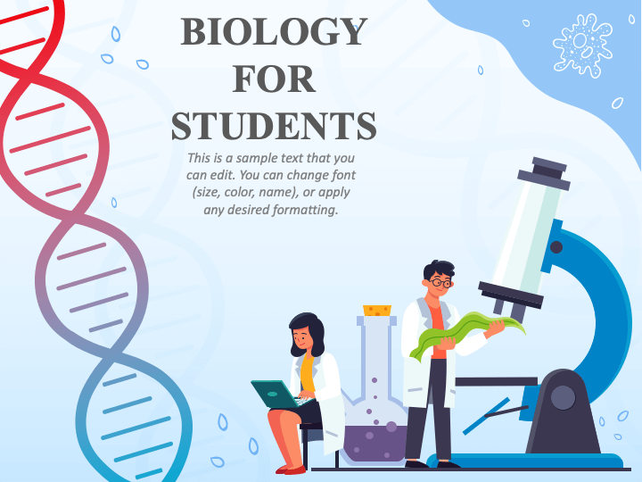 Biology for Students PPT Theme