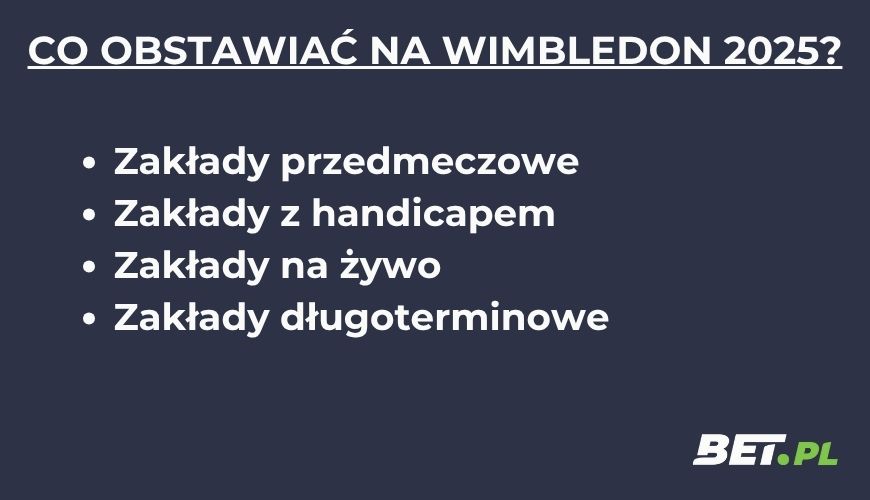 Wimbledon zakłady bukmacherskie - co typować?