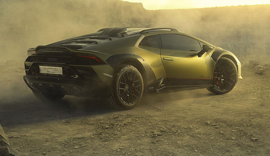 ดีไซน์ภายนอกรถยนต์ : Lamborghini Huracán Sterrato V10 5.2L