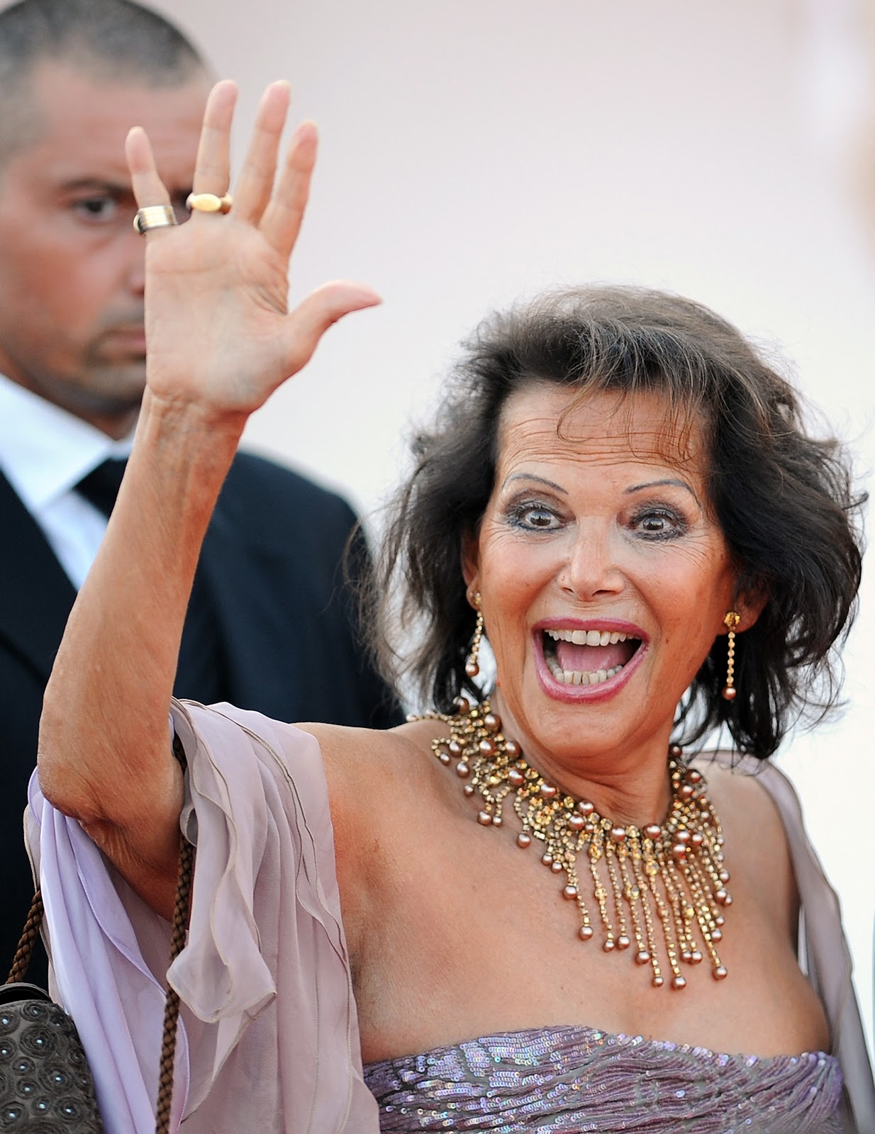 Claudia Cardinale at the screening of "Burn After Reading" during the 65th Venice International Film Festival on August 27, 2008, in Venice, France. | Source: Getty Images