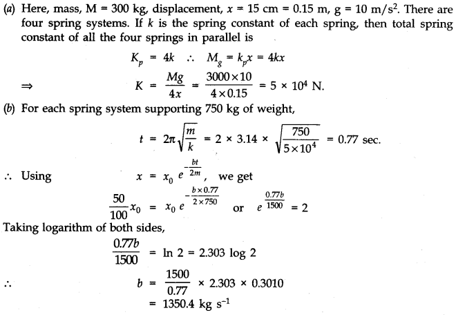 NCERT Solutions for Class 11 Physics Chapter 14 Oscillations Q21