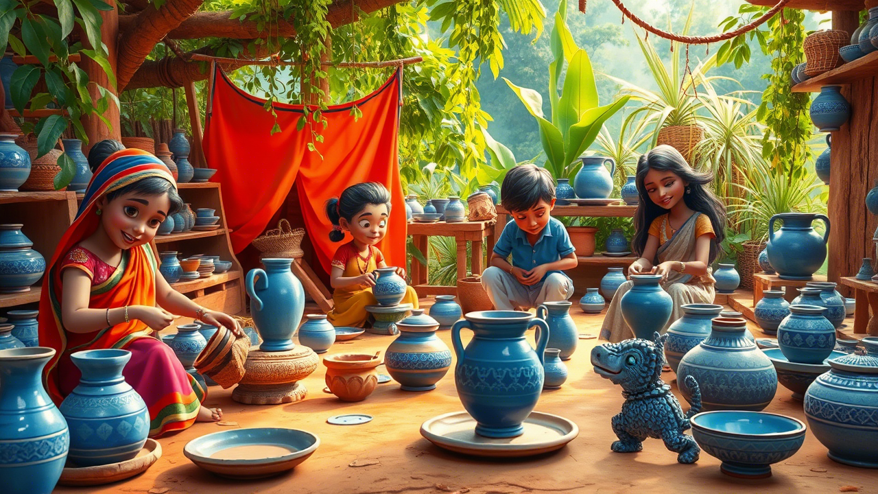  Multani Blue Pottery