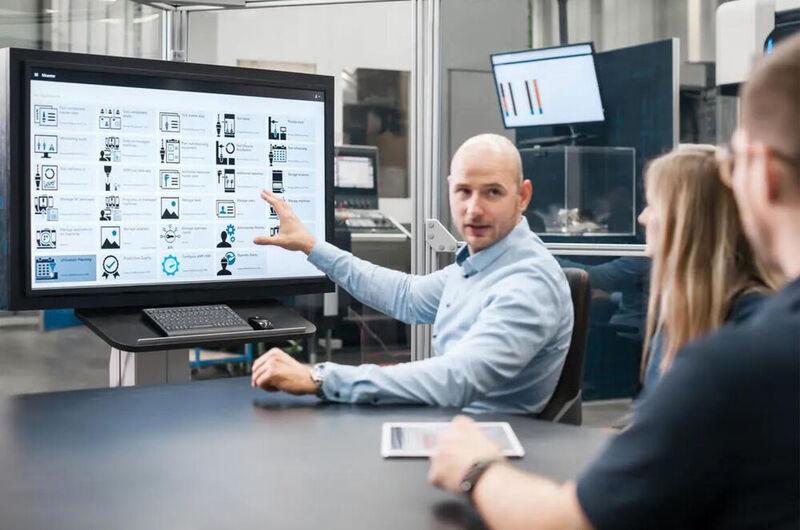 M-Center enables the entire shopfloor to be integrated seamlessly with the company’s IT network landscape. (Source: Siemens)