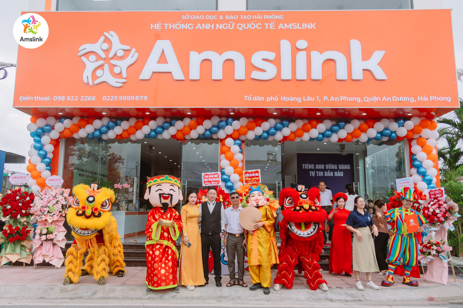 Amslink An Dương tọa lạc tại Tổ dân phố Hoàng Lâu 1, Phường An Phong, Quận An Dương, Hải Phòng