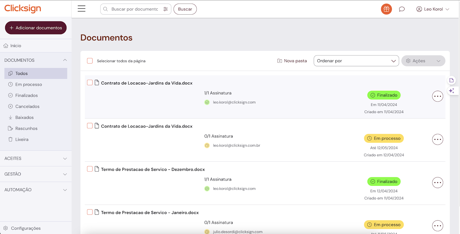 documentos enviados 1