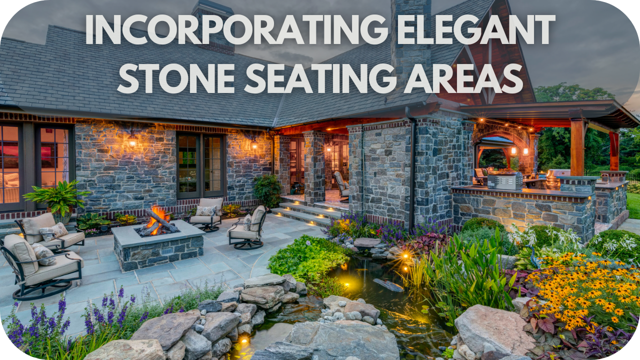 Incorporating Elegant Stone Seating Areas