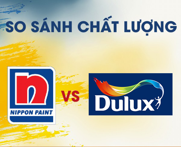 so sánh sơn Nippon và Dulux