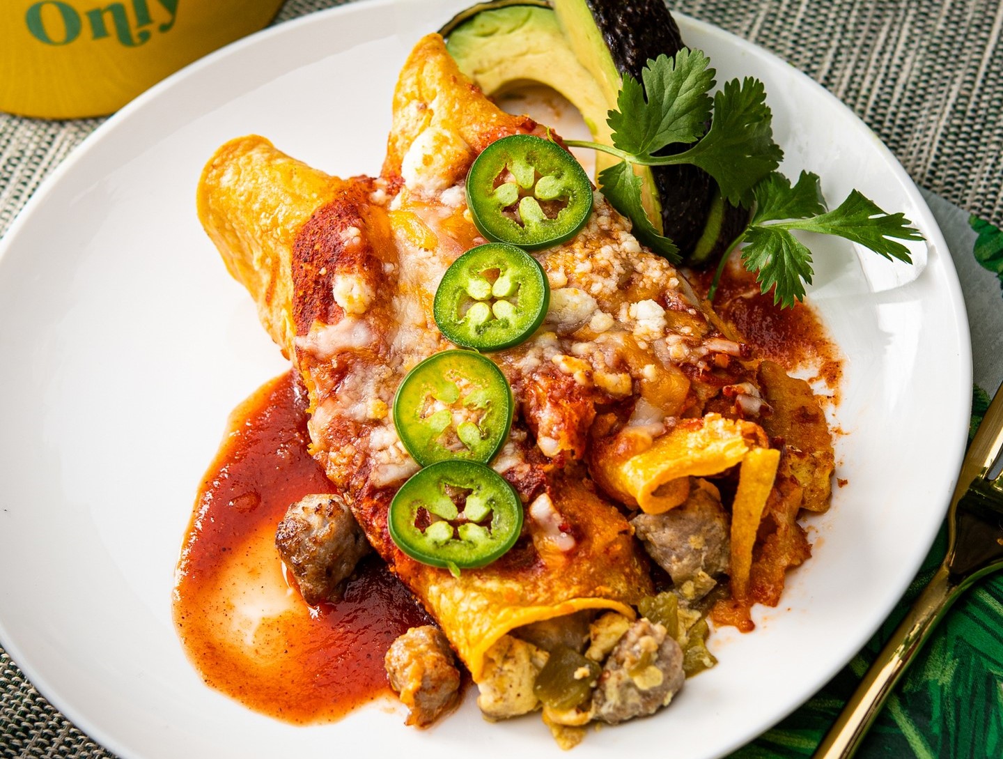 Instant Pot Breakfast Enchiladas