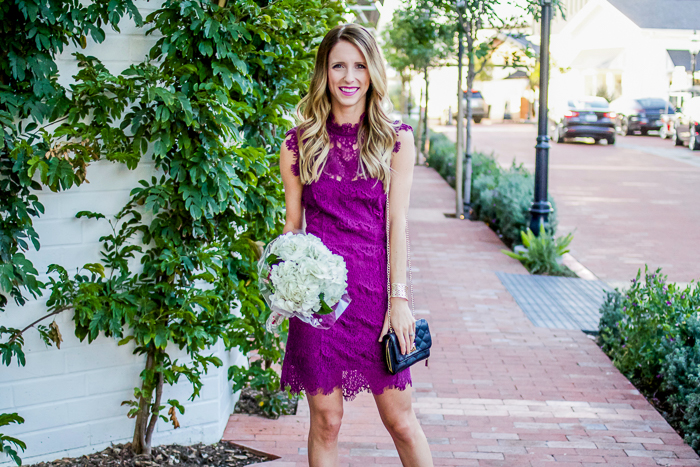 Purple Lace Dress