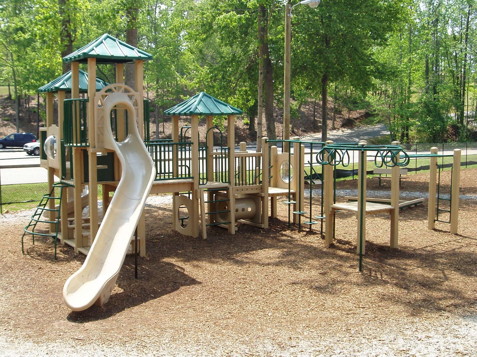 ecoplay church playground structure at hampton park baptist church