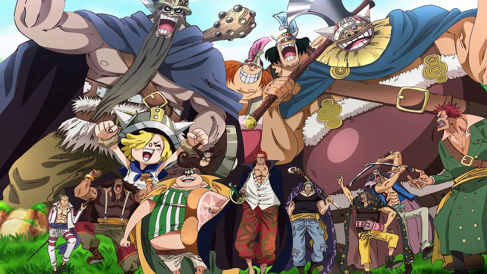 The 18 Strongest One Piece Crews | The Red Hair Pirates | AnimeKing 