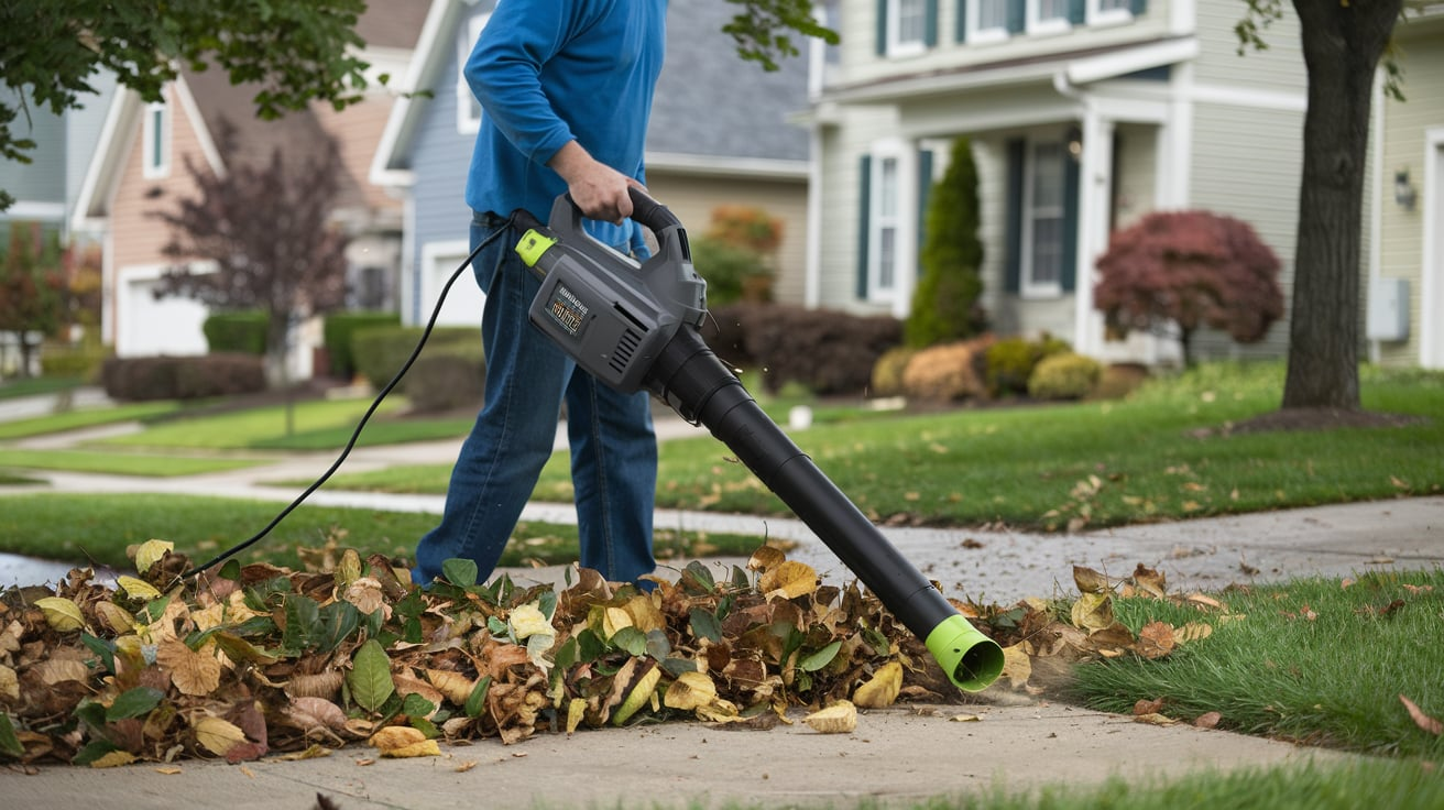 How Much Dnb Does Electric Leaf Blower Produce