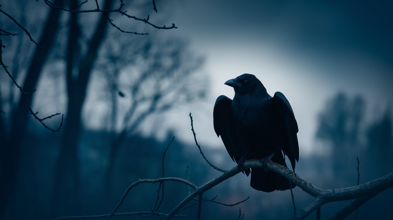 Black Crow Cawing at You