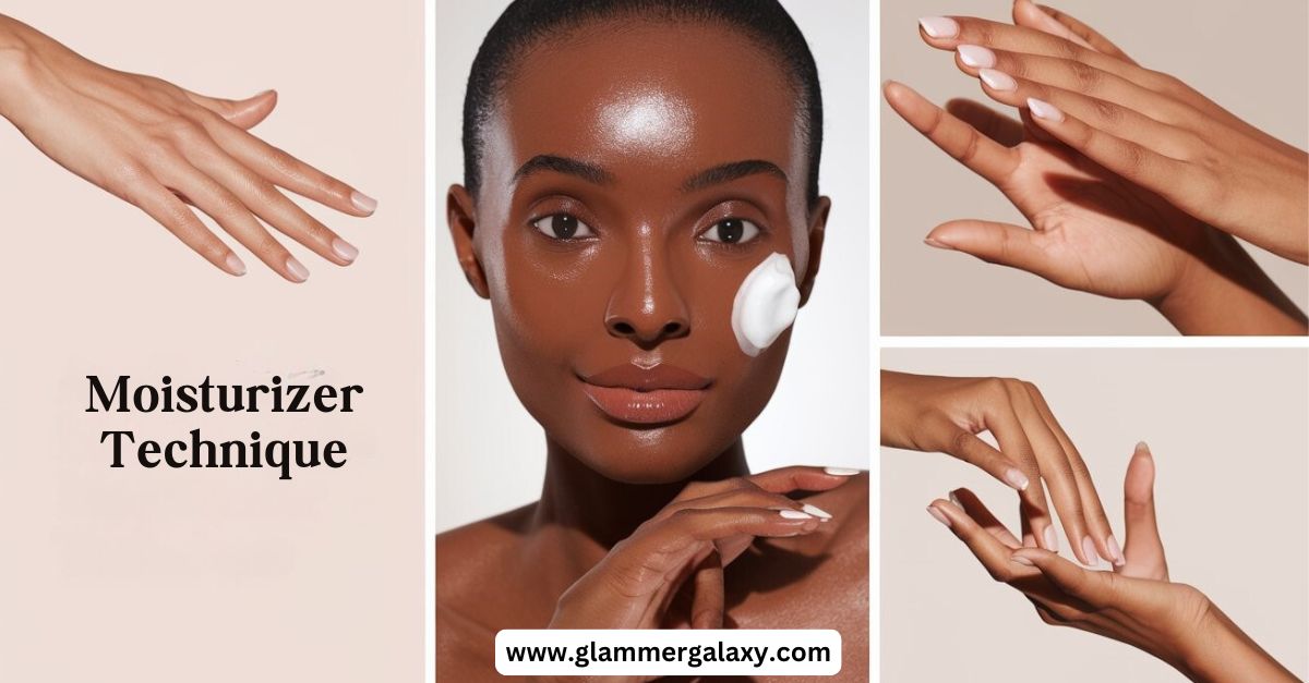 Different techniques to apply moisturizer 