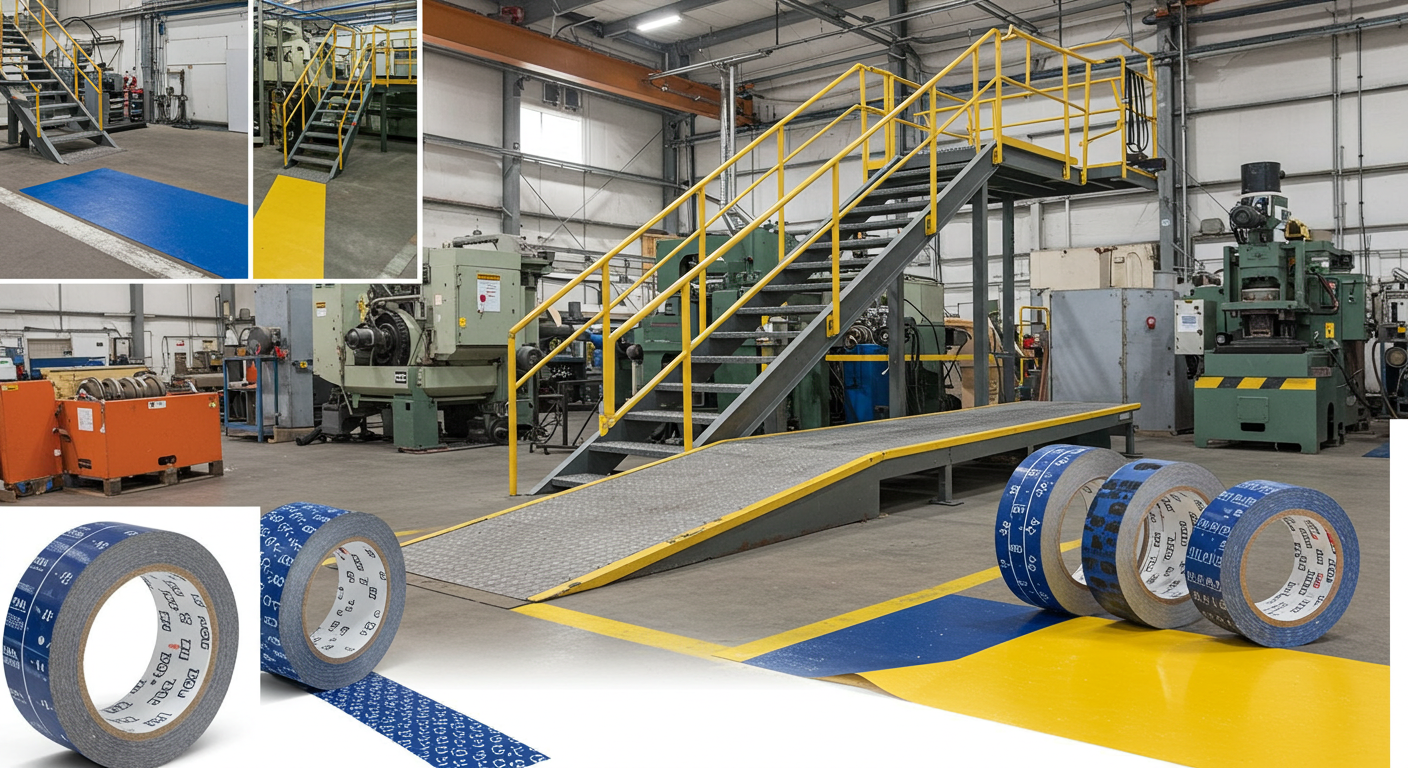 Why Floor Safety Tape Works Well with Traction Tape