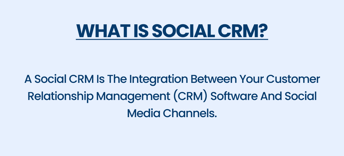 what is social crm