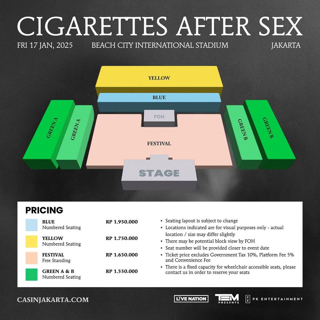 Konser Cigarettes After Sex 