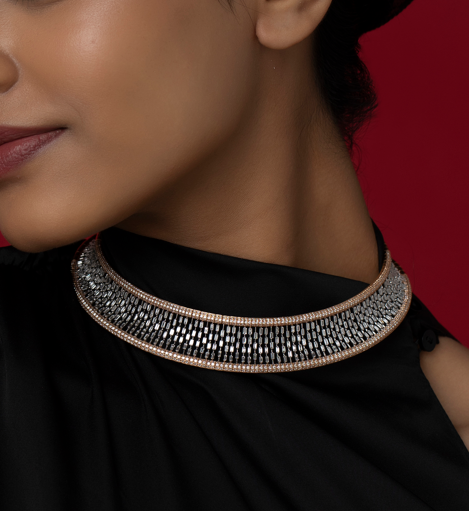 Diamond Choker necklace | CKC Jewellers online