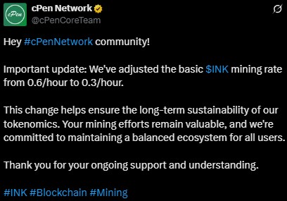 cPen INK mining announcement