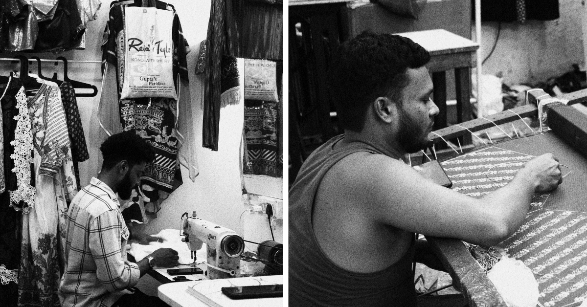 Tailors in Bengaluru's Commercial Street