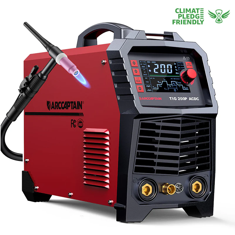 rccaptain TIG200P AC DC Multi Process Pulse TIG Aluminum Welder is the best welder to weld anodized aluminum