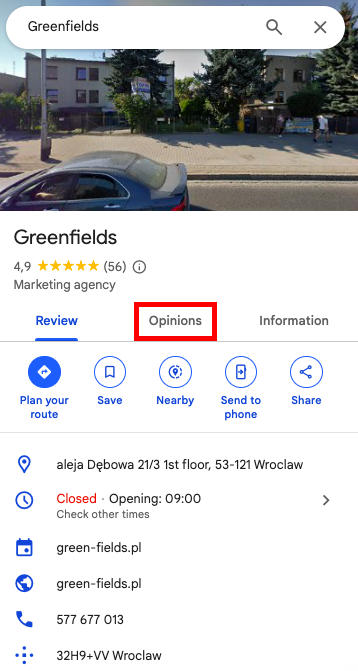How to share a review published on your Google Business Profile 1
