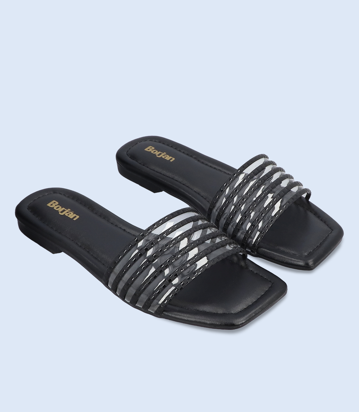 4. Black Slippers for Women 