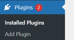 A Screenshot of plugins section on WordP[ress dashboard