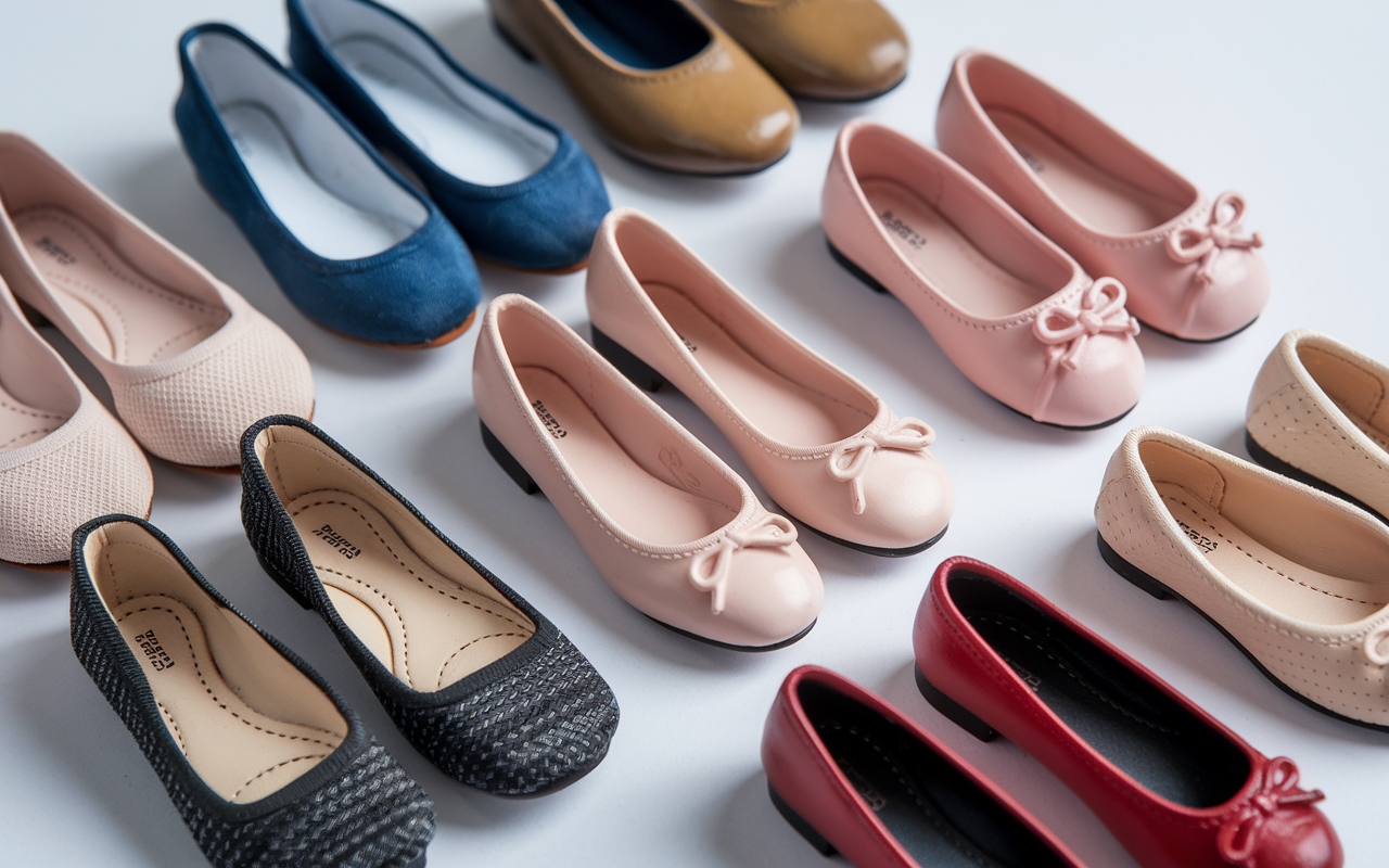 1/6 Scale Female Flat Shoes