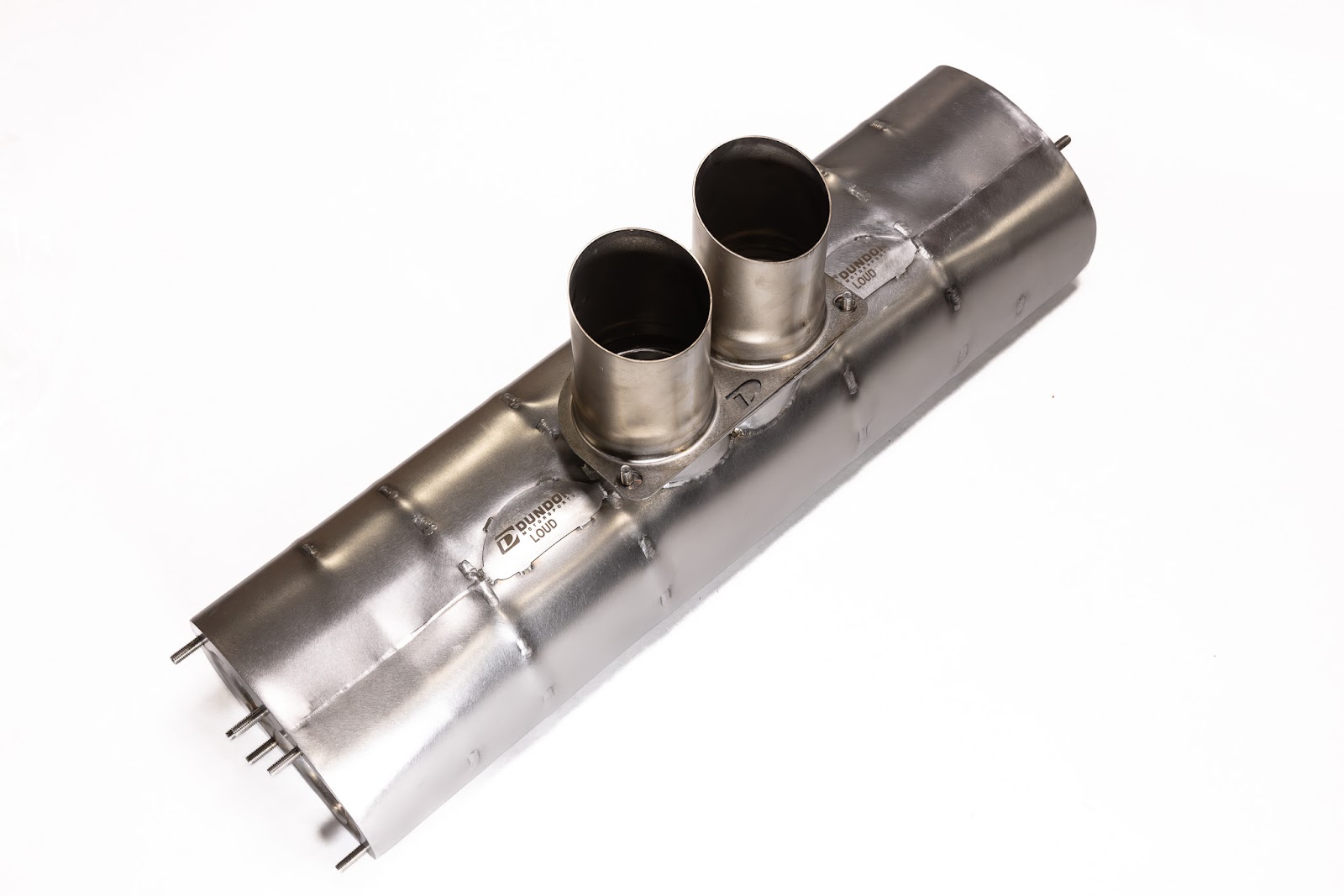 Dundon 321SS Loud Muffler with Titanium Tips 