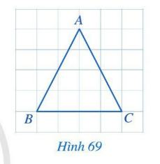 BÀI 7: TAM GIÁC CÂNKhởi độngCâu hỏi: Hai thanh giằng của cầu Long Biên bắc qua sông Hồng ở Thủ đô Hà Nội (hình 68) gợi nên hình ảnh tam giác ABC có sự đối xứng và cân bằng. Tam giác ABC như vậy gọi là tam giác gì?Đáp án chuẩn:Tam giác cân.I. Định nghĩaBài 1: Trong hình 69, hai cạnh AB và AC của tam giác ABC có bằng nhau hay không?Đáp án chuẩn:AB = AC.II. Tính chấtBài 1: Cho tam giác ABC cân tại A, tia phân giác của góc A cắt cạnh BC tại D (hình 72)a. Hai tam giác ABD và ACD có bằng nhau hay không? Vì sao?b. Hai góc B và C có bằng nhau hay không? Vì sao?Đáp án chuẩn:a) ΔABD =ΔACDb) B=C.III. Dấu hiệu nhận biếtBài 1: Cho tam giác ABC thỏa mãn B=C. Kẻ AH vuông góc với BC, H thuộc BC (hình 74)a. Hai tam giác BAH và CAH có bằng nhau hay không? Vì sao?b. Hai cạnh AB và AC có bằng nhau hay không? Vì sao?Đáp án chuẩn:a) ΔAHB=ΔAHC b) Bằng nhauBài 2: Cho tam giác ABC cân tại A. Qua điểm M nằm giữa A và B kẻ đường thẳng song song với BC cắt AC tại N. Chứng minh tam giác AMN cân.Đáp án chuẩn:Δ AMN cân tại A.IV. Vẽ tam giác cânV. Bài tập