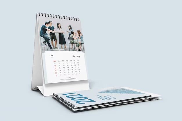 Portrait Desk Calendar