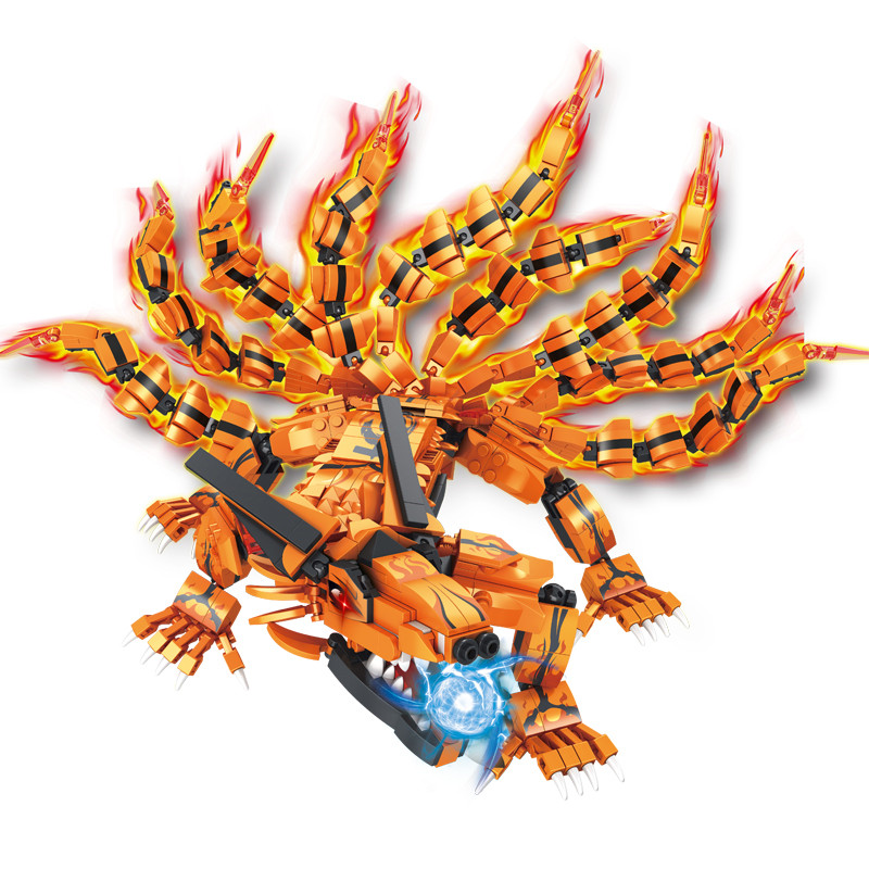 Naruto Kurama Nine Tails Fox Building Blocks Kit – Anime