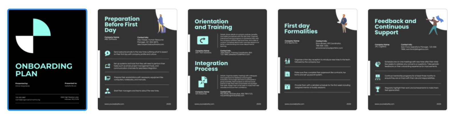 Onboarding Plan Template