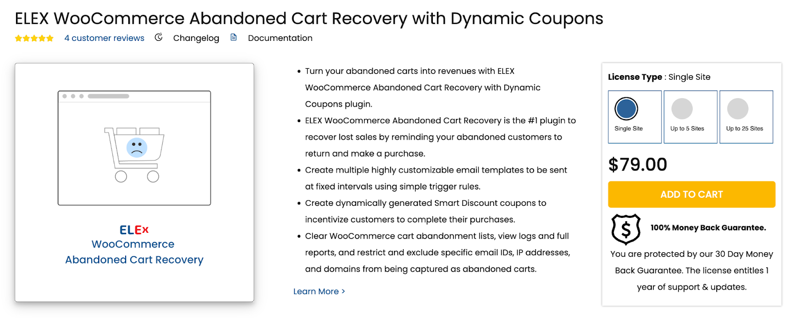 ELEX WooCommerce Abandoned Cart Recovery