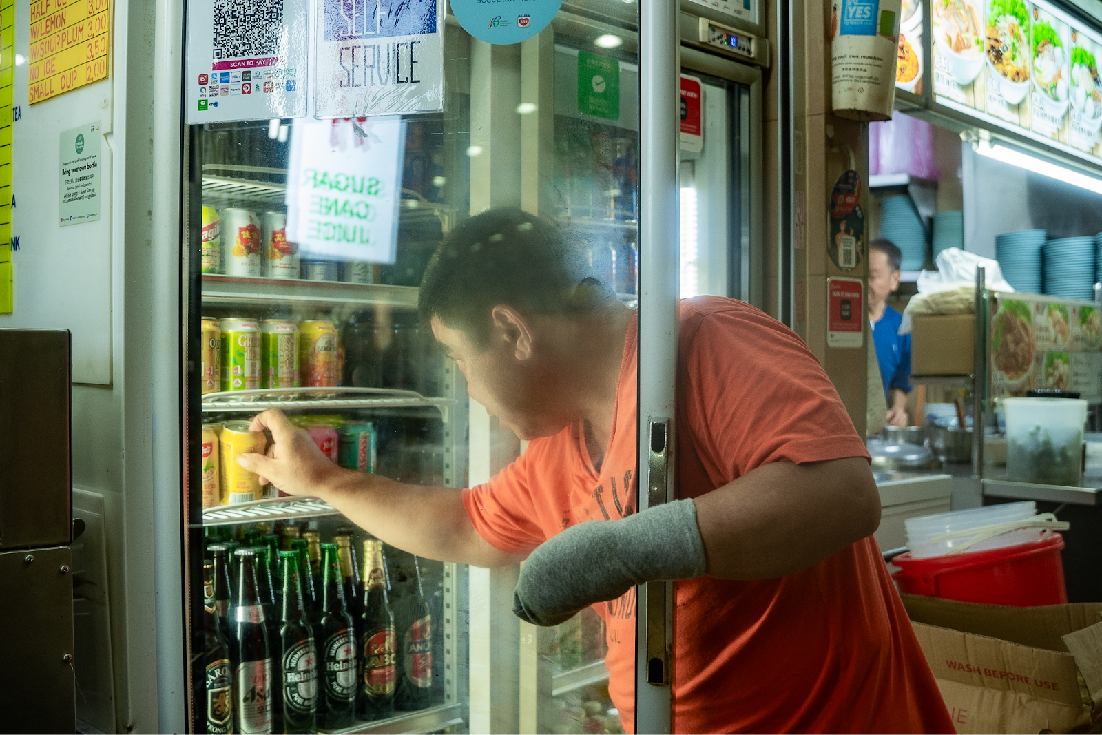 ricky tay soon heng drinks stall