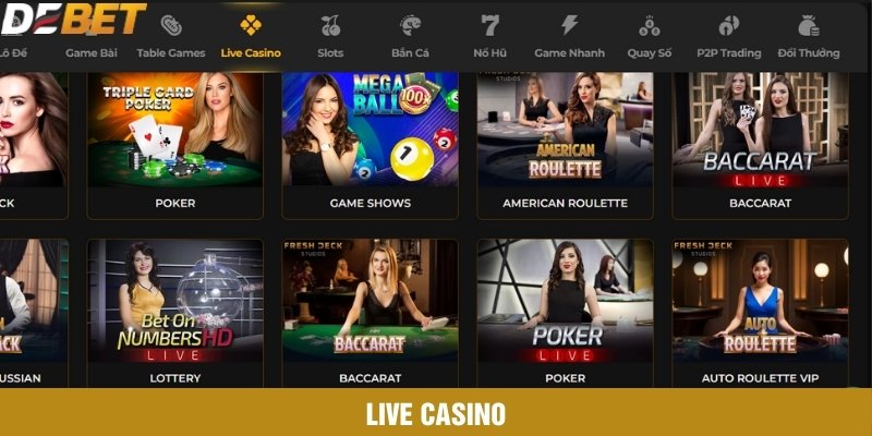 Hàng loạt Dealer nóng bỏng đang chờ ở sảnh Live casino