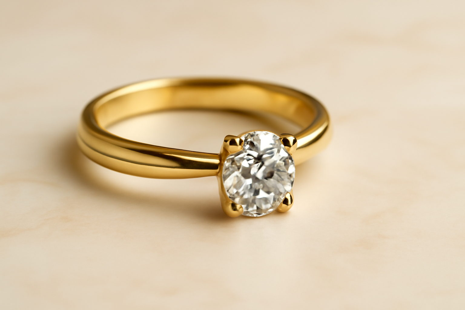 Gold and Diamond Rings