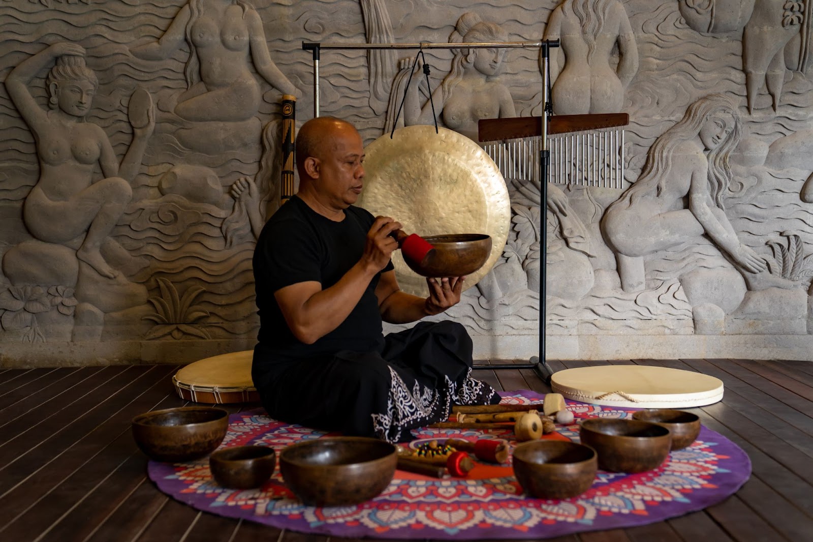 floating sound baths