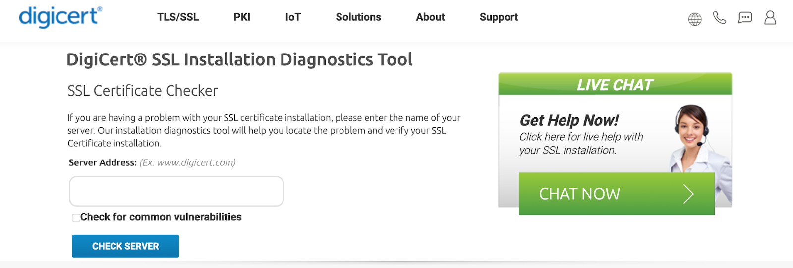 SSL Checker - DigiCert SSL Checker