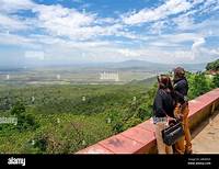 View over the Great Rift Valley from the Kamandura-Mai Mahiu-Narok Road (B3), Kenya, East Africa ...