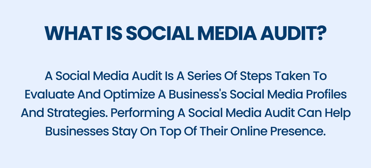 what is social media audit