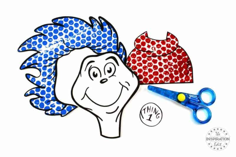Thing 1 And Thing 2 Bubble Art.