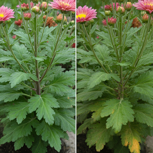 Impact of Chrysanthemum Gall Midge on Plants