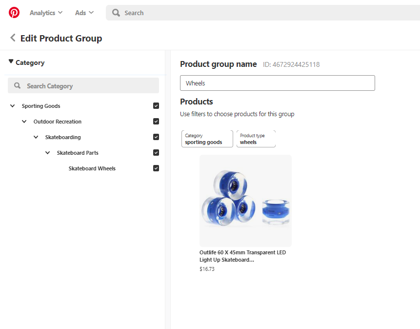 create pin in bulk for related woocommerce product groups for pinterest